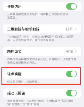 湖南苹果授权维修站分享iPhone轻点无法唤醒怎么办