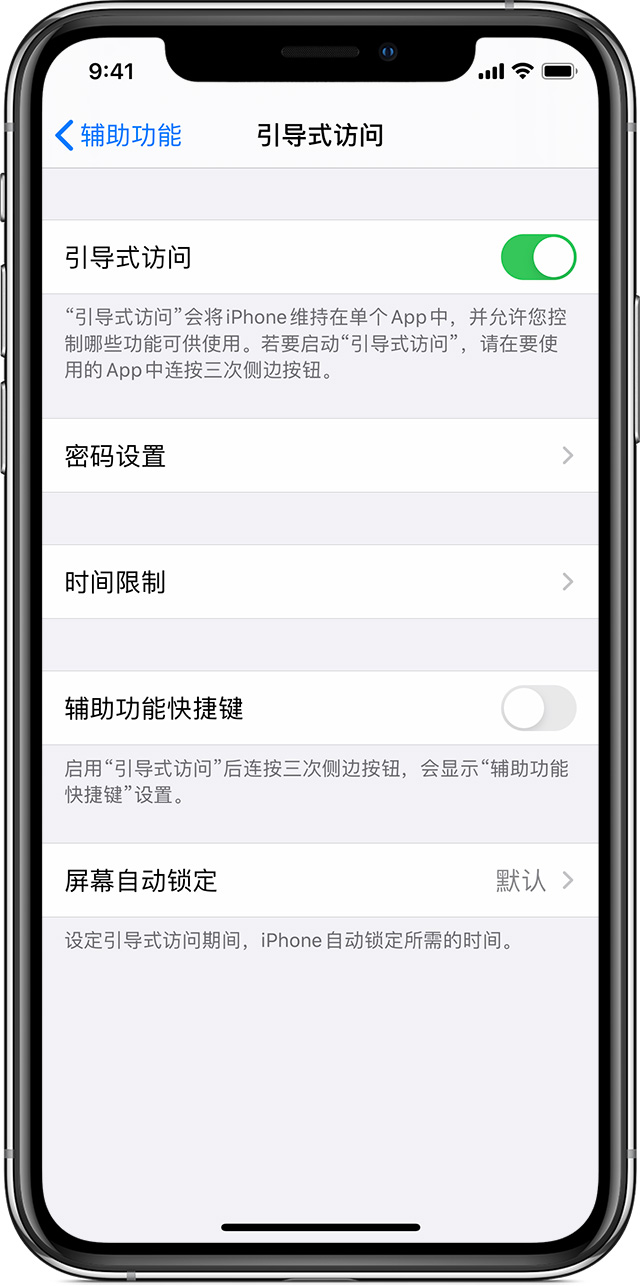 湖南苹果手机维修分享如何在 iPhone 上退出引导式访问 