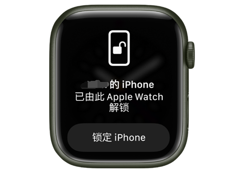 湖南苹果手机维修分享用 AppleWatch 解锁配备面容 ID 的 iPhone方法 