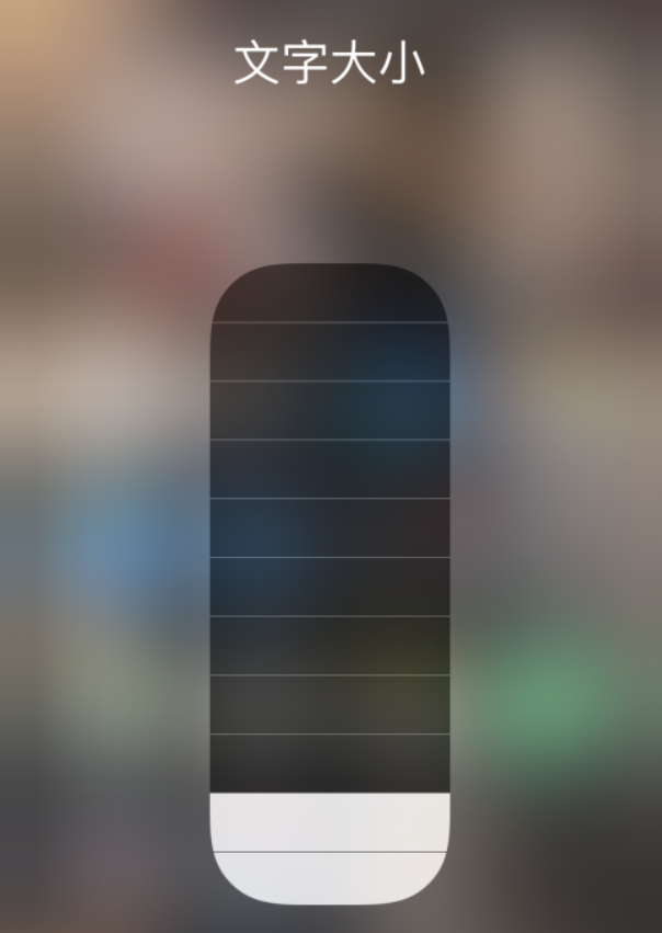 湖南苹果手机维修分享小技巧：在 iPhone 控制中心快速调节字体大小 